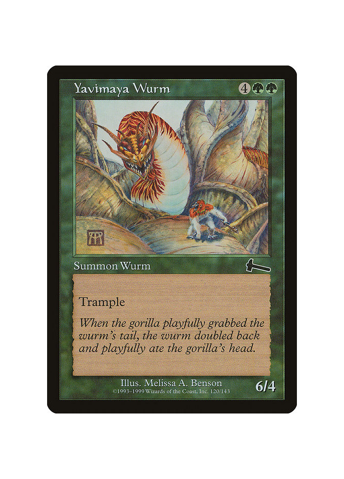 Yavimaya Wurm - Foil
