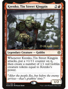 Krenko, Tin Street Kingpin - Foil