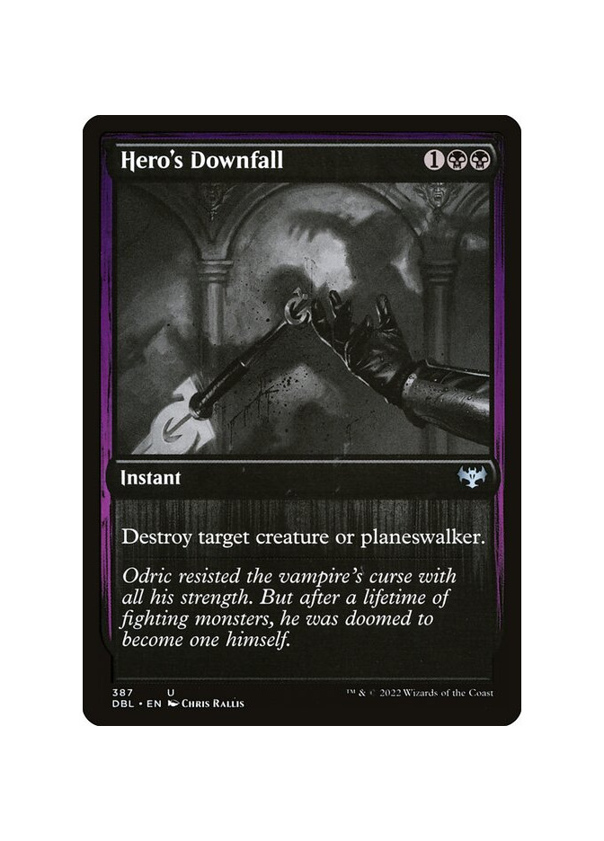Hero's Downfall - Foil