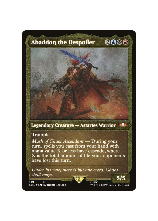 Abaddon the Despoiler - Foil