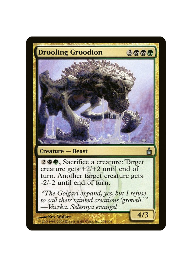Drooling Groodion - Foil