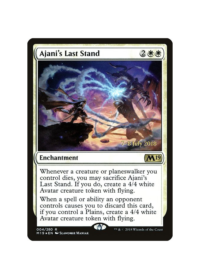 Ajani's Last Stand - Foil