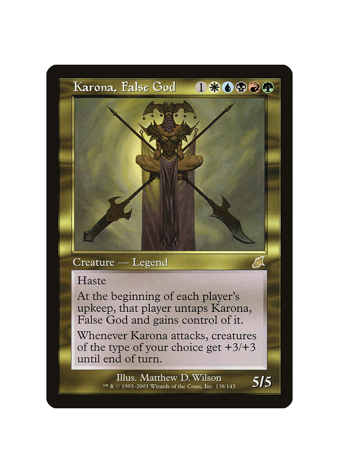 Karona, False God - Foil