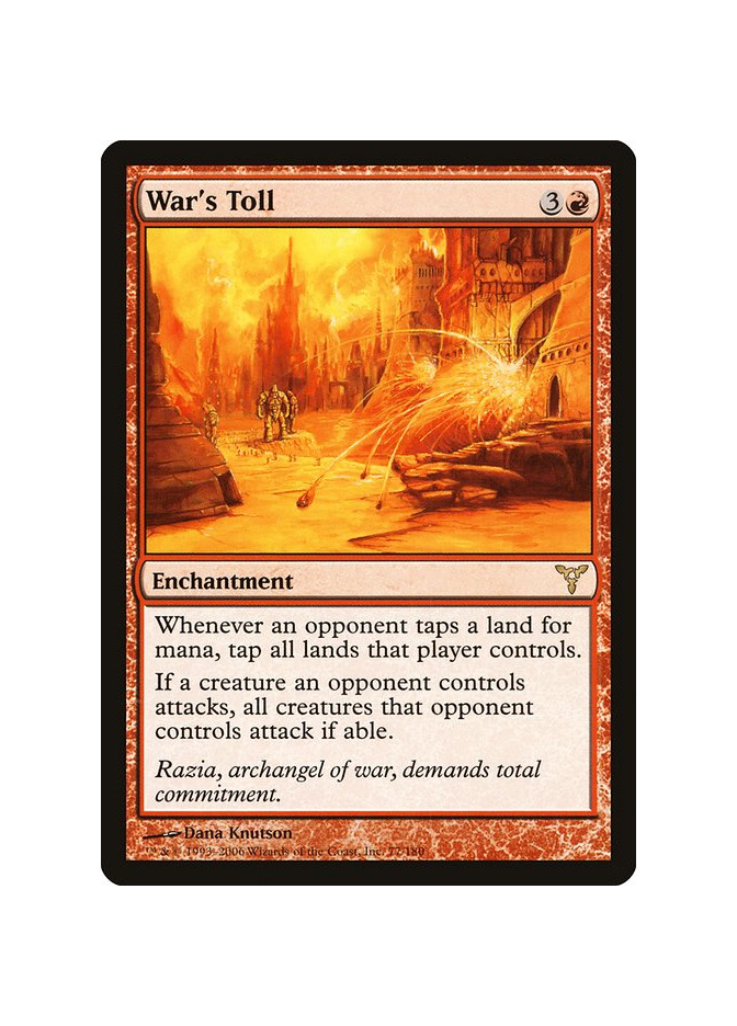 War's Toll - Foil