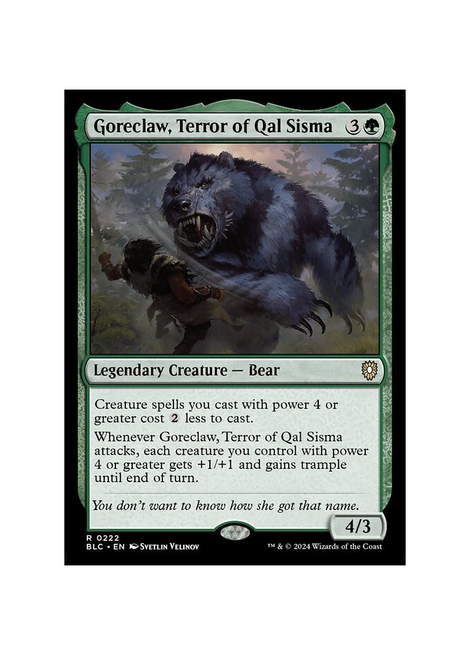 Goreclaw, Terror of Qal Sisma