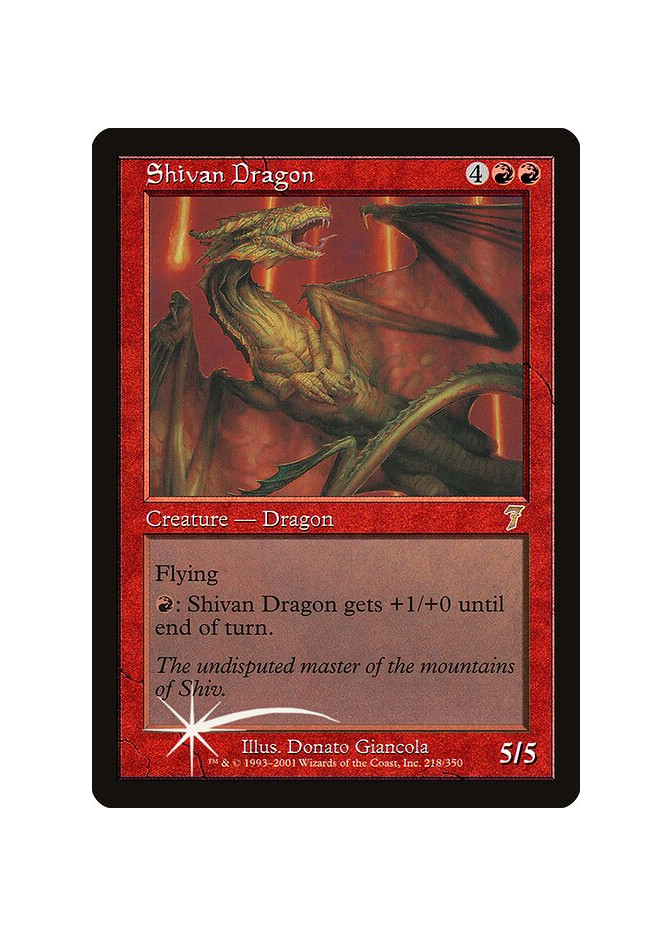 Shivan Dragon - Foil