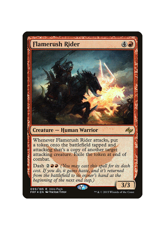 Flamerush Rider - Foil