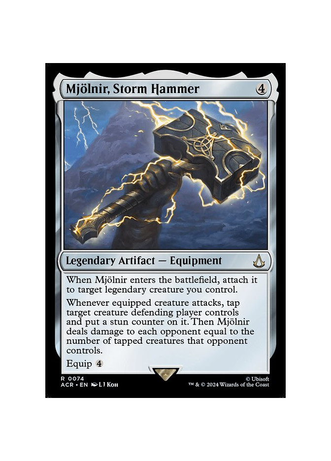 Mjölnir, Storm Hammer - Foil