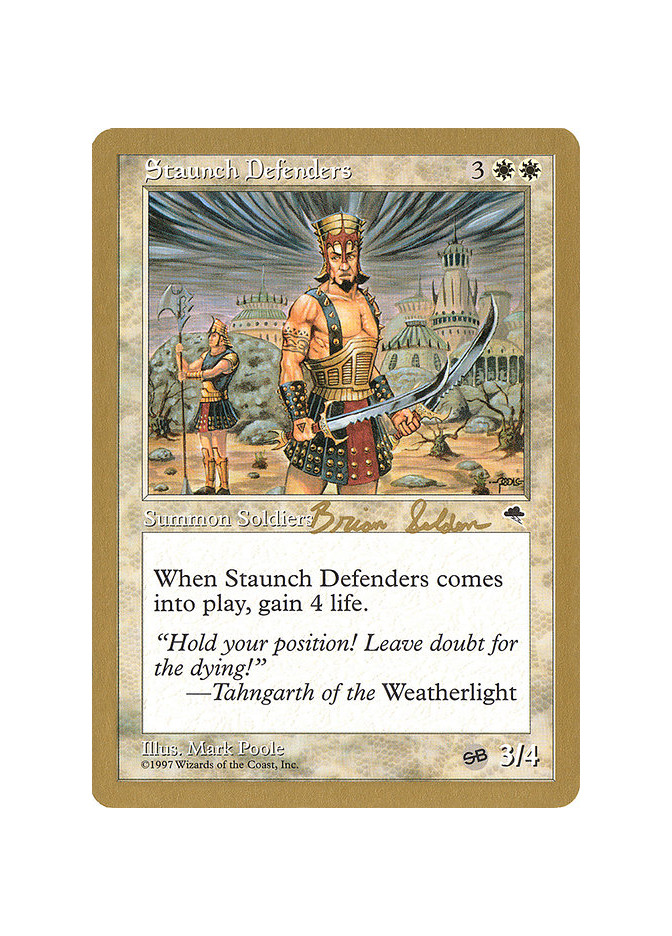 Staunch Defenders