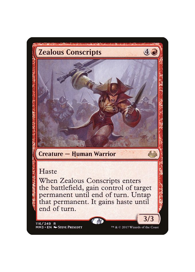 Zealous Conscripts - Foil