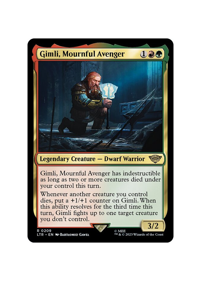Gimli, Mournful Avenger - Foil