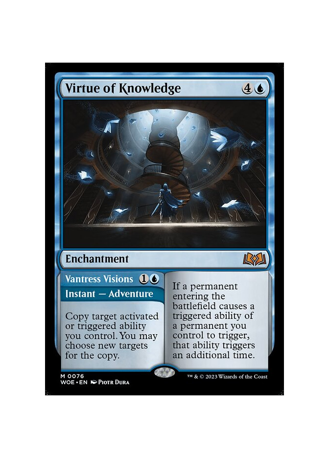 Virtue of Knowledge // Vantress Visions - Foil