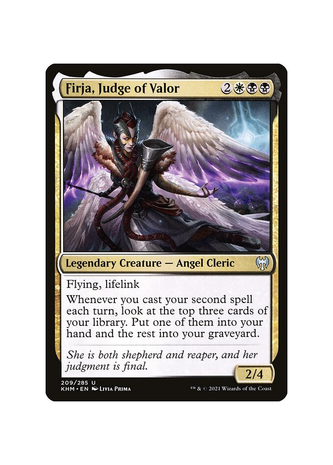 Firja, Judge of Valor - Foil