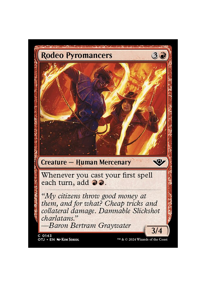 Rodeo Pyromancers - Foil