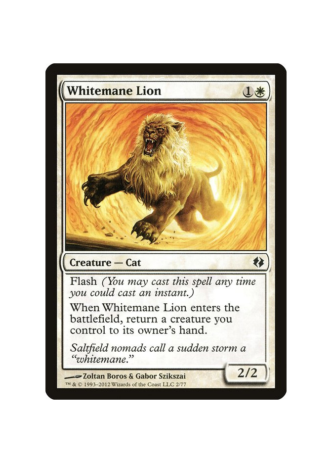 Whitemane Lion