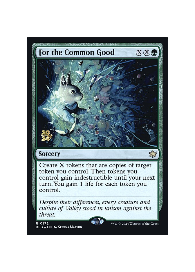 For the Common Good - Foil