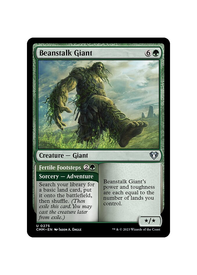 Beanstalk Giant // Fertile Footsteps - Foil