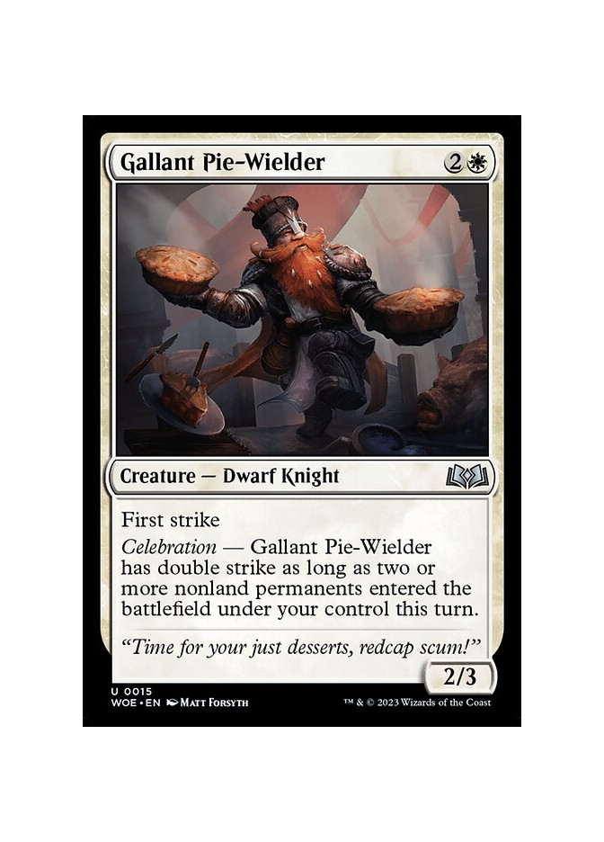 Gallant Pie-Wielder - Foil
