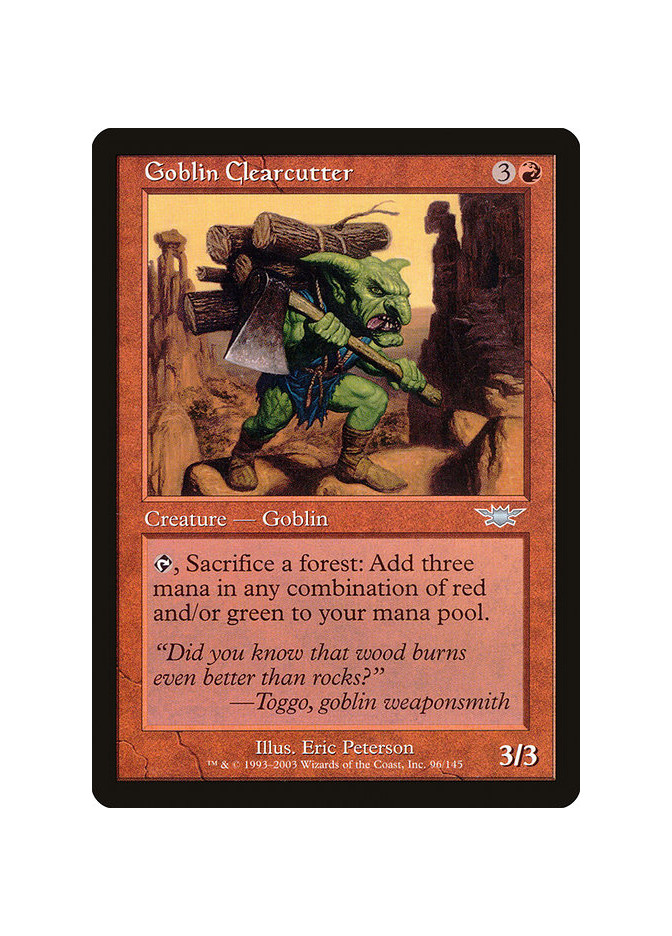 Goblin Clearcutter - Foil