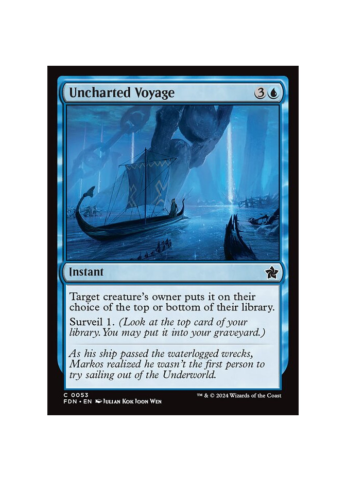 Uncharted Voyage - Foil