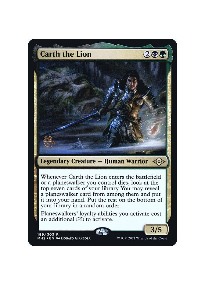 Carth the Lion - Foil