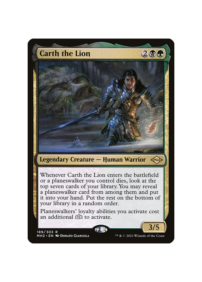 Carth the Lion - Foil