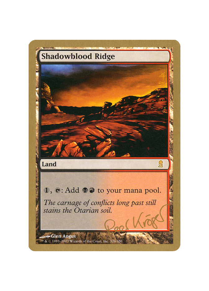 Shadowblood Ridge
