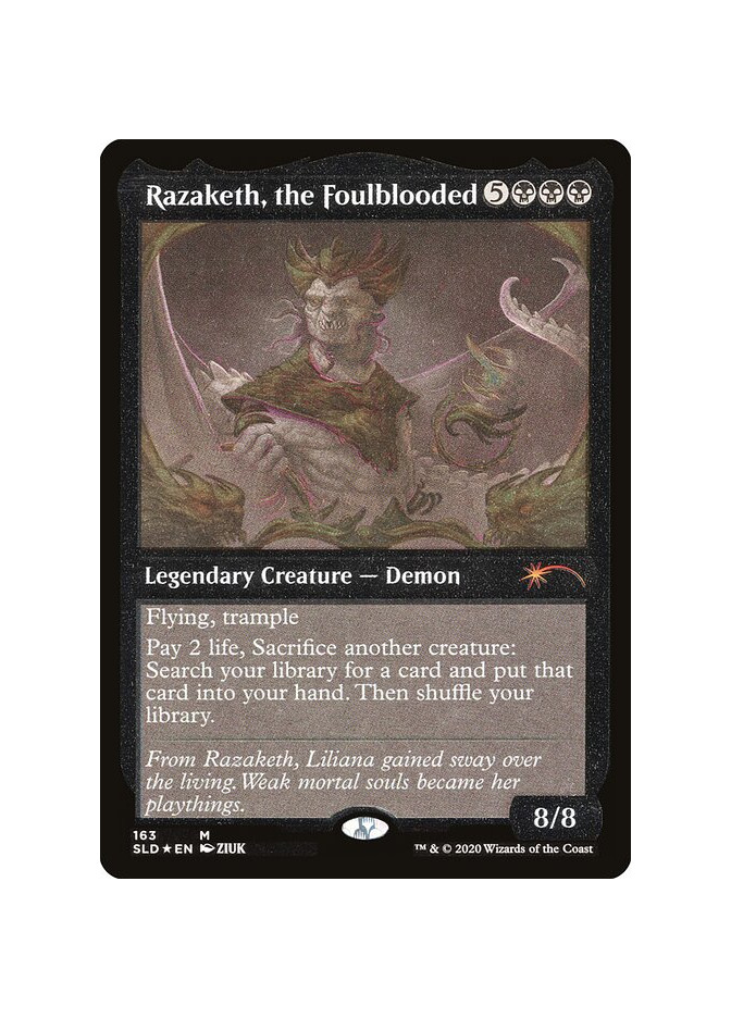 Razaketh, the Foulblooded - Foil