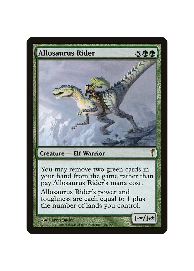 Allosaurus Rider - Foil