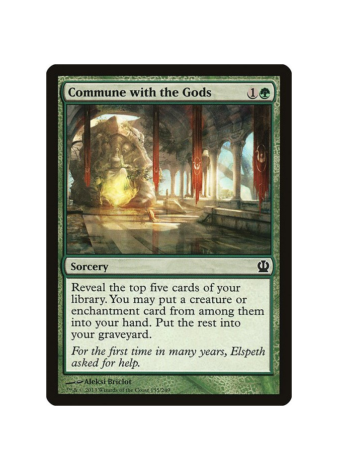 Commune with the Gods - Foil