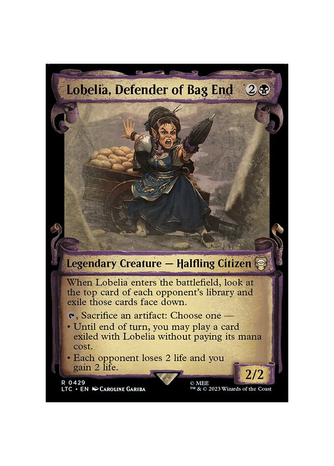 Lobelia, Defender of Bag End