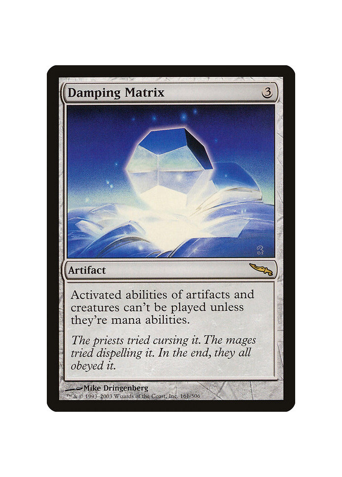 Damping Matrix - Foil