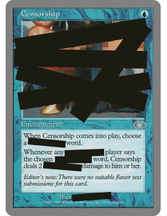 Censorship