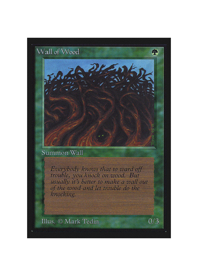 Wall of Wood