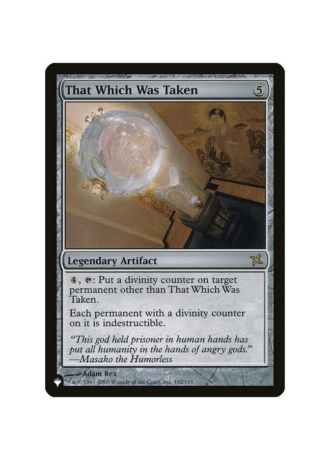 That Which Was Taken