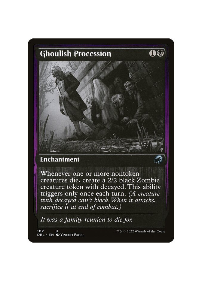 Ghoulish Procession - Foil