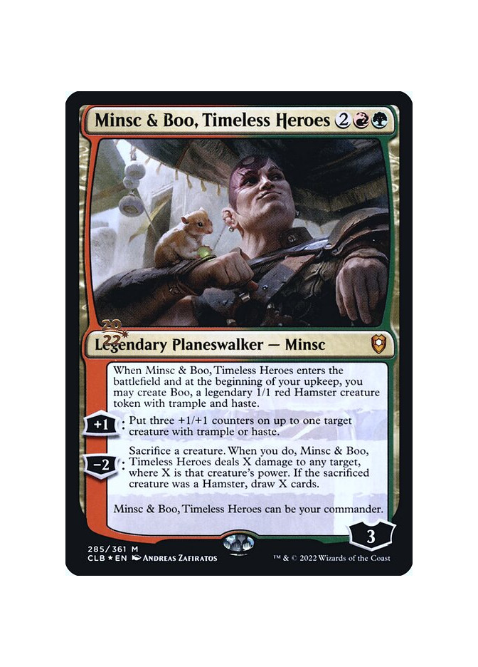 Minsc & Boo, Timeless Heroes - Foil