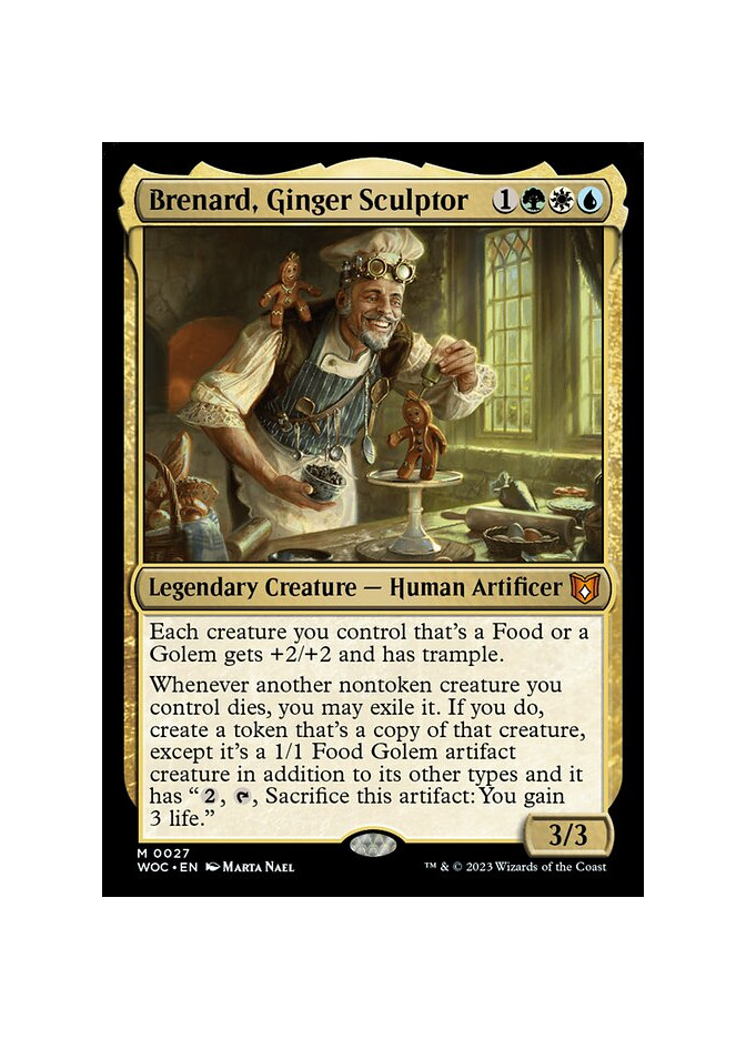 Brenard, Ginger Sculptor