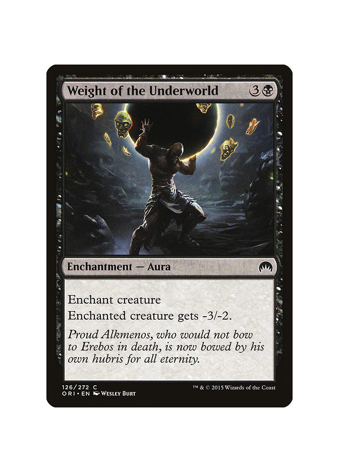 Weight of the Underworld - Foil