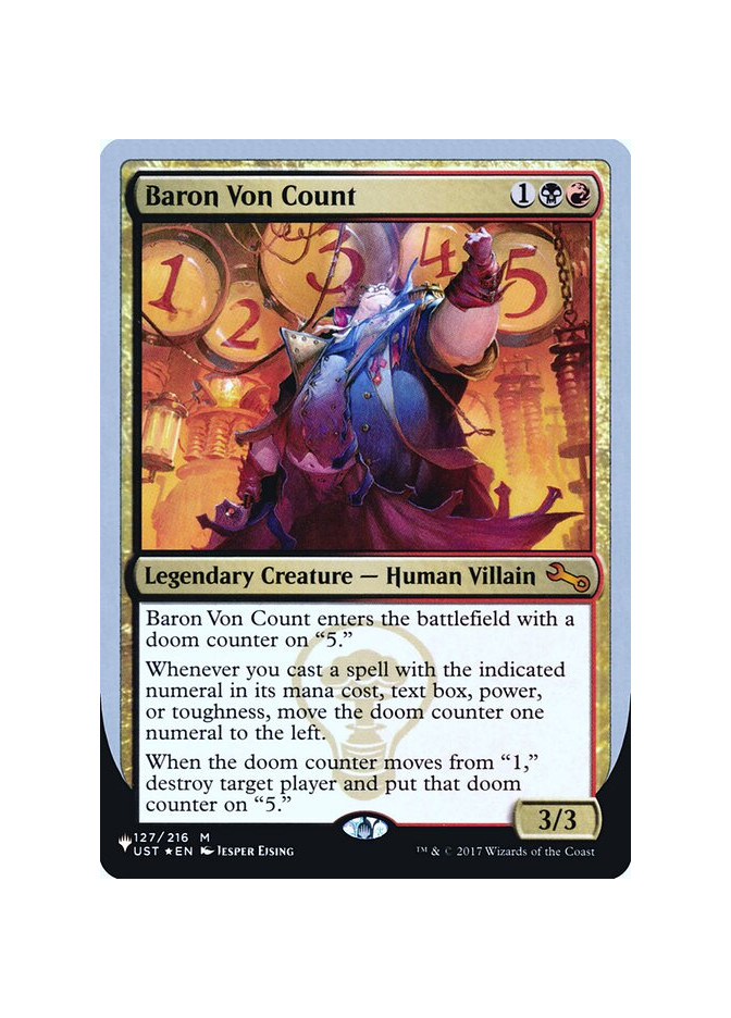 Baron Von Count - Foil