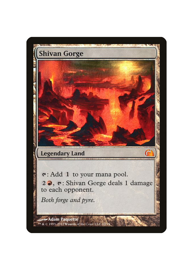 Shivan Gorge - Foil