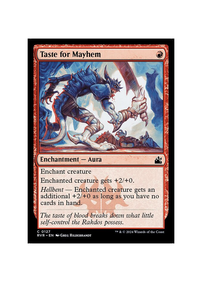 Taste for Mayhem - Foil