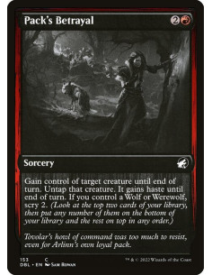 Pack's Betrayal - Foil