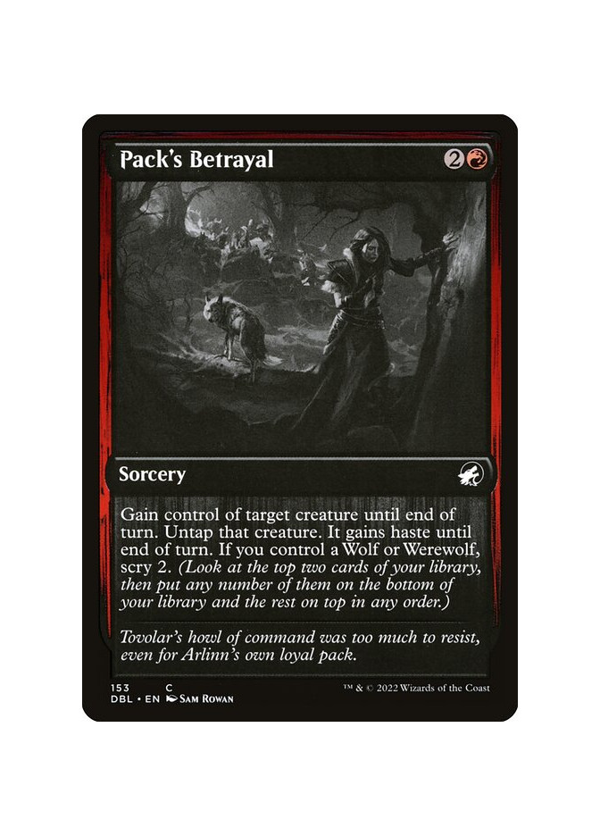Pack's Betrayal - Foil