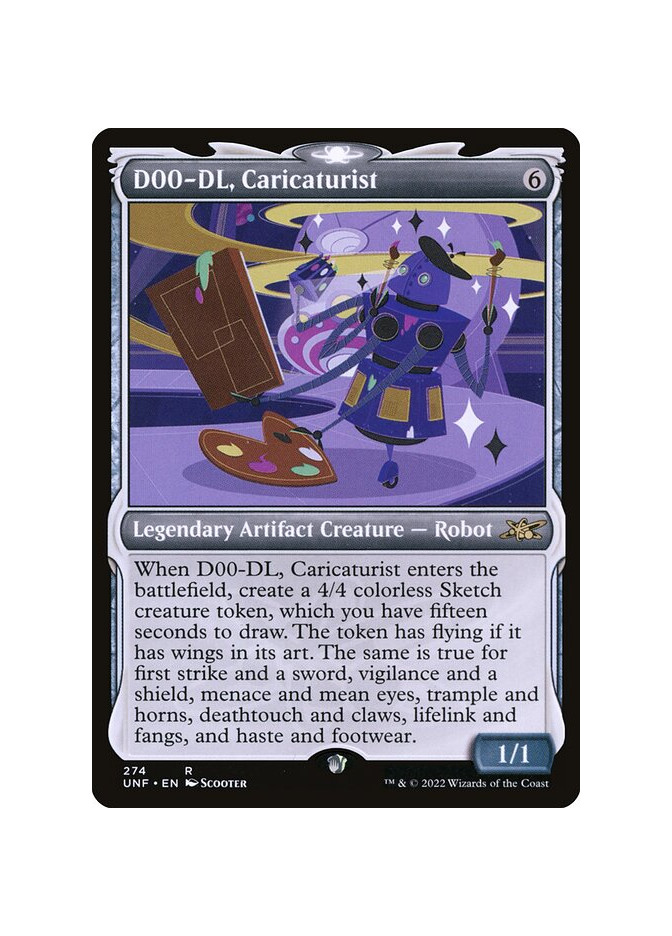 D00-DL, Caricaturist - Foil