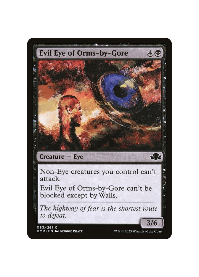 Evil Eye of Orms-by-Gore - Foil