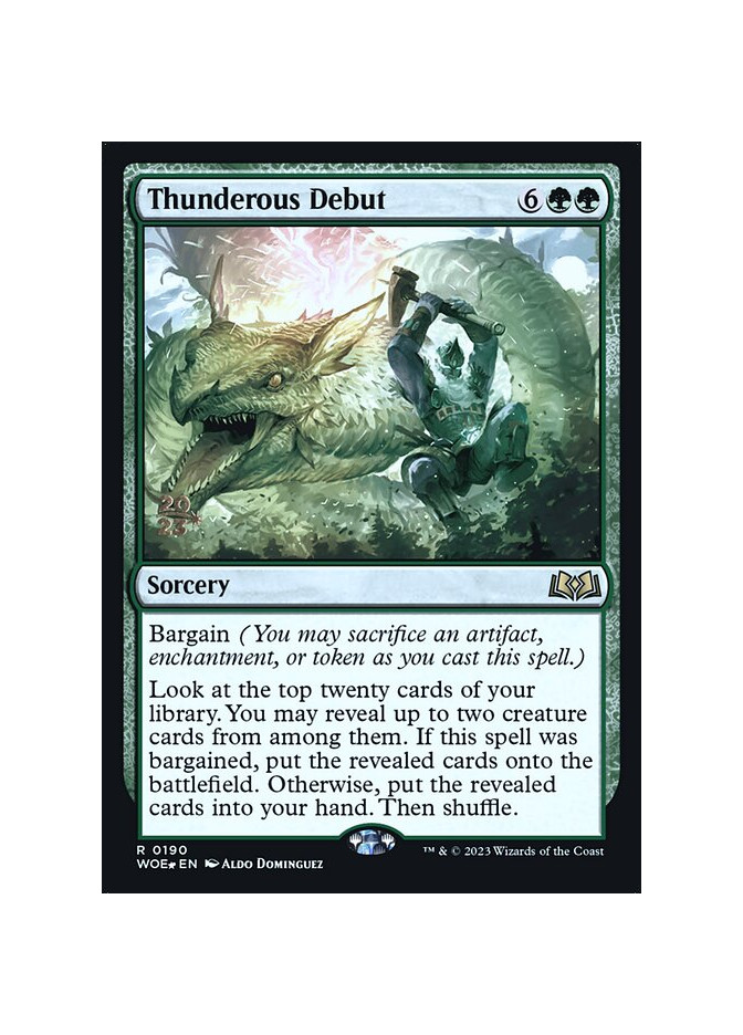 Thunderous Debut - Foil