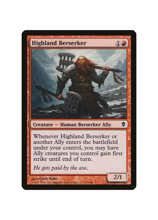 Highland Berserker - Foil