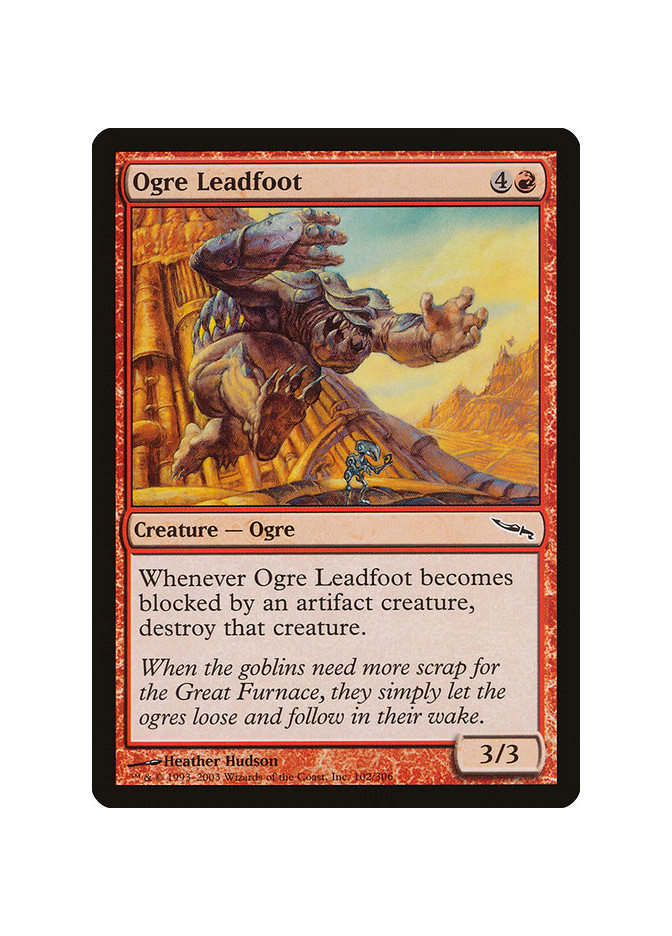 Ogre Leadfoot - Foil