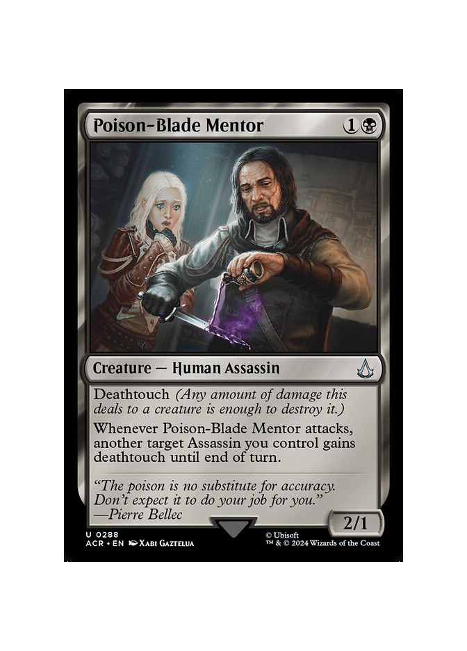 Poison-Blade Mentor